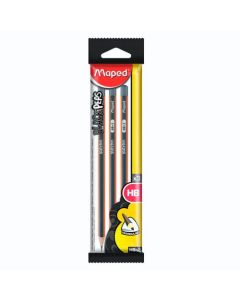Grafitna olovka Maped, Black Pep's, HB, 3/1 etui