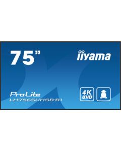 IIYAMA 75" LH7565UHSB-B1 4K UHD (3840x2160) IPS Siganhe 24/7, 800 cd/m2, 1200:1, Android OS, E-Share, iiSignage2