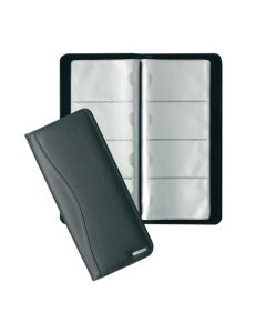 Album za posjetnice, 128 kom, 12x27,4 cm, Herlitz, crni