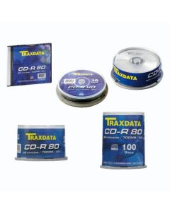 CD-R Traxdata 700 MB/80min 52x, cake, 10/1