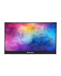 Verbatim PMT-15 prijenosni zaslon 15.6" Touchscreen FHD (1920×1080) IPS , 16:9, HDR, FreeSync, Low Blue Light, 1×HDMI/3×USB