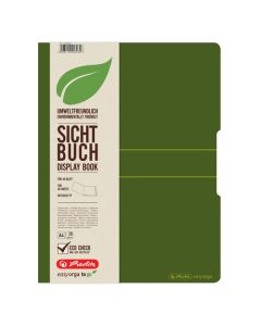 Mapa s varenim uložnim fasciklima A4/20, Easy orga to go, Herlitz Green, zelena