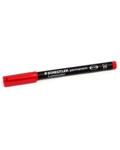 Flomaster Staedtler, permanent marker, Lumocolor 317, 1 mm, crveni