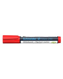 Flomaster Schneider, marker za bijelu ploču, Maxx 290, 2-3 mm, crveni