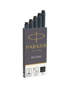 Patrone za nalivpero Parker 1950382, patrone 5/1, boja tinte crna