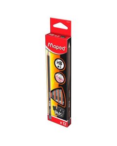Grafitna olovka Maped Black Pep'S HB 12/1 MAP850021 tucet