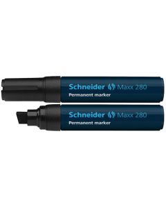 Flomaster Schneider, permanent marker, Maxx 280, 4-12 mm, crni