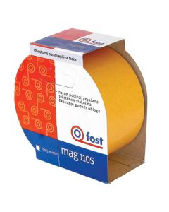 Selotejp obostrano ljepljiv Mag 110s, 50 mm x 5 m, bijeli, Fost