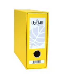 Registrator s kutijom A5, 8 cm, Lipa Mill, žuti