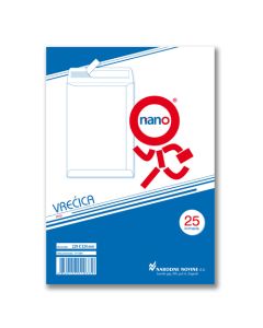 Vrećice 229x324 mm C4-BB strip, bijela, 25/1