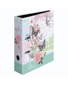 Registrator samostojeći A4, 8 cm, maX.file Ladylike, Herlitz, leptiri