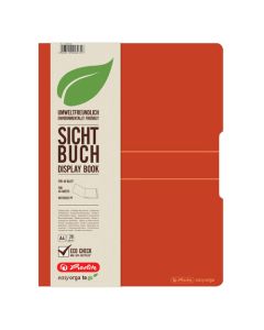 Mapa s varenim uložnim fasciklima A4/20, Easy orga to go, Herlitz Green, narančasta