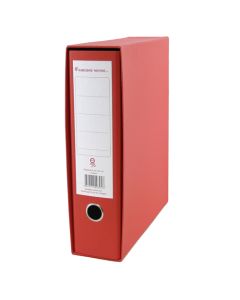 Registrator s kutijom A4, 8 cm, Nano, crveni
