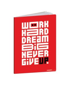 Bilježnica A4 40 listova karo Hard top