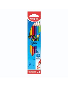 Bojice drvene Maped Color'Peps trobridne 6/1 MAP832002