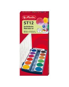 Boje vodene Herlitz 12 boja+bijela tempera