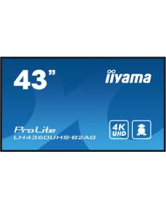 IIYAMA 43" LH4360UHS-B2AG 4K UHD (3840x2160) VA Signage 24/7, 500cd/m2, 4000:1, Android OS, E-Share, iiSignage2