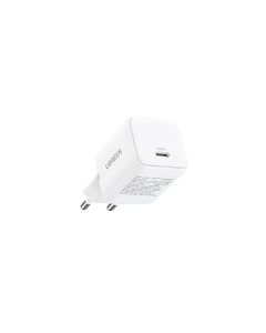 UGREEN zidni punjač 20W, 1×USB-C, GaN, bijeli