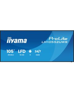 IIYAMA 105" LH10552UWS-B1AG 5K UWD (5120x2160) IPS 21:9 Signage 24/7, 500 cd/m2, 1200:1, Android OS, iiyama DMS, iiyama Share, EShare
