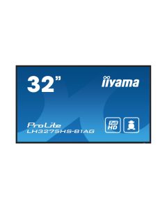 IIYAMA 32" LH3275HS-B1AG FHD (1920x1080) IPS Signage, 60Hz, 16:9, 8ms, 500 cd/m2, 1200:1, HDMI/DP, 2xUSB-A, zvučnici, crni