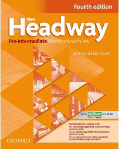 New Headway 4th Edition Pre-Intermediate Workbook; radna bilježnica za engleski jezik