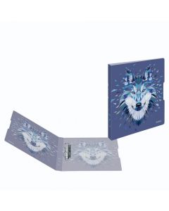 Mapa uložna A4 s 2D ringa, fi 16 mm, hrbat 27 mm, Herlitz Wild Animals, motiv Vuk