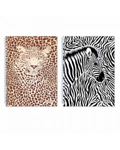 Blok kolegij A5 120 listova točkice, Animal Print, Herlitz, sort motiva