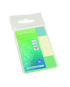 Blok zastavice samoljepljive 20x50 mm, 4 x 40 zastavica, 3 boje, reciklirani papir, GREENline, Herlitz