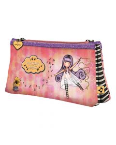 Pernica prazna vrećica trokutasta 2 pretinca 2 zipa Little Dancer Gorjuss 324GJ26
