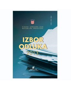 Izbor odluka Visokog upravnog suda Republike Hrvatske 2013.