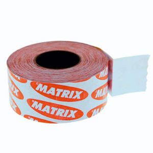 Etikete samoljepive u roli, 26x12 mm, bijele, ovalne E26120