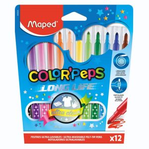 Flomasteri školski Maped Color'Peps Long life 12/1 MAP845020LM