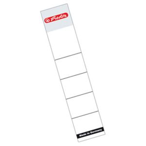 Etikete za registratore 50 mm, 10/1, bijele, Herlitz