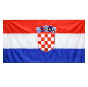 Zastava Republike Hrvatske 300x150 cm, bez resica, svila