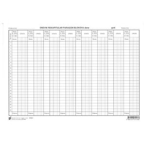 VII-4 DNEVNI REKAPITULAR PARAGON BLOKOVA; Arak, 29,7 x 21 cm