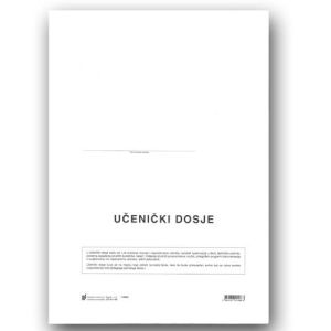 XI-1-49 UČENIČKI DOSJE; Omot, 23 x 31 cm