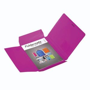 Fascikl s klapnama i gumicom PP A4, Foldermate Pop Gear Plus art.60905, crveni