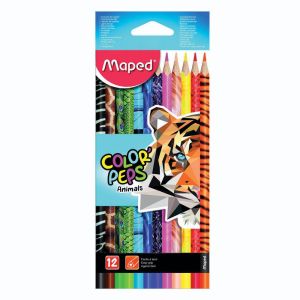 Bojice drvene Maped Color'Peps Animals trobridne 12/1 MAP832212FC