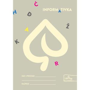 Bilježnica informativka,B6 60 listova tvrdi uvez