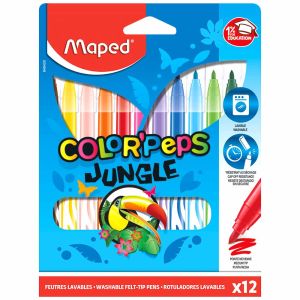 Flomasteri školski Maped Color'Peps Jungle 12/1