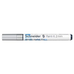 Flomaster Schneider, Paint-It metalik marker 011, 2 mm, srebrni