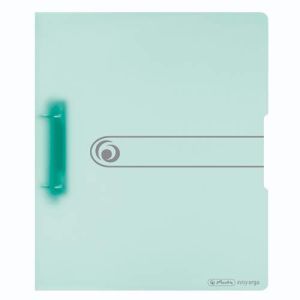 Mapa uložna A4 s 2D ringa, fi 25 mm, hrbat 40 mm, Easy orga to go, Herlitz, Pastels, mint zelena