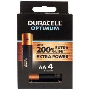 Baterija Duracell alkalna optimum LR 6 / MN1500 AA 4/1 1,5V