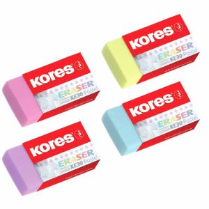 Gumica za brisanje Kores KE-30 Pastel, sortirane boje