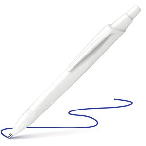 Olovka kemijska Schneider Reco, bijela, plava tinta