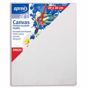 Platno slikarsko, na okviru, 100 % pamuk, impregnirano, 20x30 cm, Spree