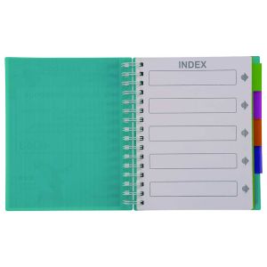 Bilježnica Foldermate A5 5U1 Color barkode art.4063 plava