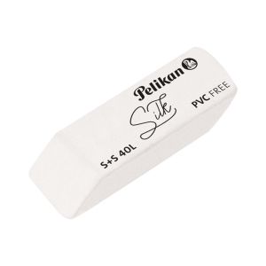 Gumica za brisanje S+S 40L Pelikan bijela