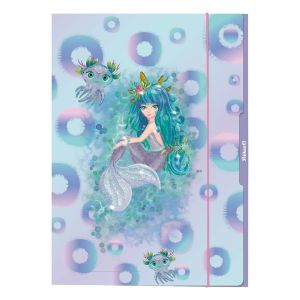 Fascikl s klapnama i gumicom, A3, Sirena, Pelikan