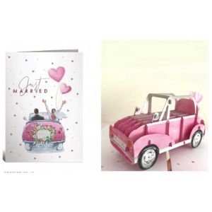 Čestitka Origami 3D vjenčanje